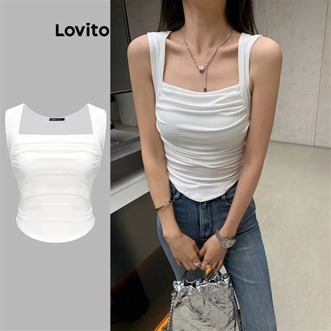 Lovito Women Pocket Lace Up Pants L Ed Shopee Philippines