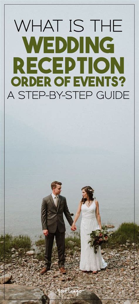 What Is The Wedding Reception Order Of Events A Step By Step Guide