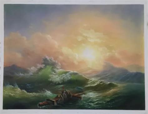 The Ninth Wave by Ivan Konstantinovich Aivazovsky Oil Painting ...