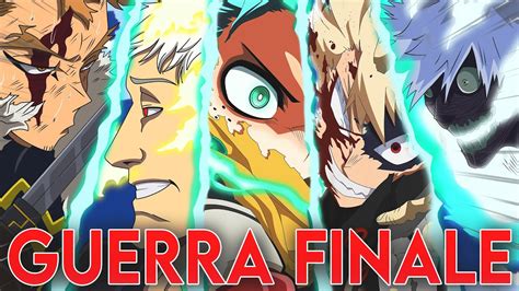 RIASSUNTO DELL ARCO FINALE DI MY HERO ACADEMIA Capitoli 329 390 YouTube