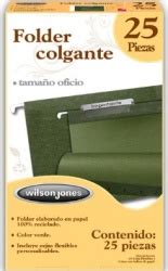 Acco Wilson Jones Fólder Colgante P3631 25 Piezas Oficio P3631