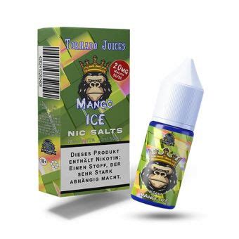 Tornado Nic Salt Liquid Mg Ml Ezigarette Liquids Mango Ice Online