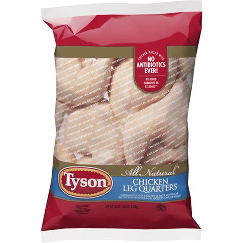 Tyson® Chicken Leg Quarters 10 Lb Compra Selectos