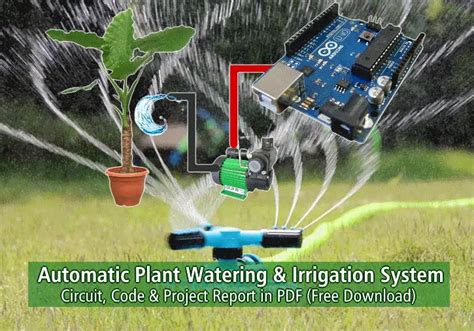 Automatic Plant Watering & Irrigation System - Circuit, Code & Project ...