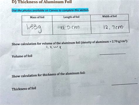 Thickness Of Aluminum Foil Atelier Yuwa Ciao Jp