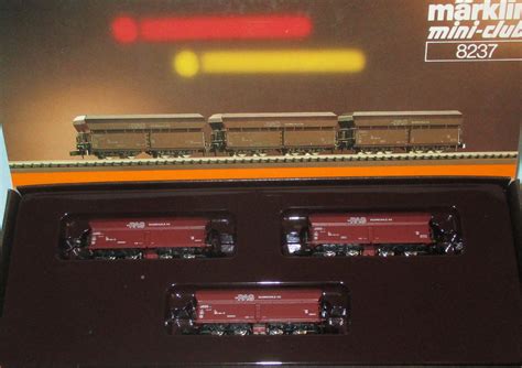 Märklin Z Miniclub 8237 Set RAG Ruhrkohle AG Erzwagen Fad Ep 4 i OVP