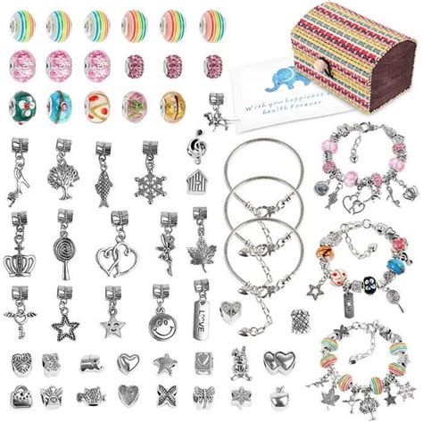 Kit De Bijou Limics24 Cadeaux Filles Breloques Bracelet Kits