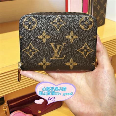 【法國二手】 Lv 路易威登 經典老花 皮夾 錢夾 M60067 Zippy 拉鏈零錢包 卡包 卡夾 蝦皮購物