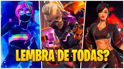 Todas As 18 Skins Do Clube Fortnite 12 2020 A 05 2022 Youtube