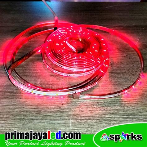 Lampu Flexible LED Selang Merah Putih Prima Jaya LED