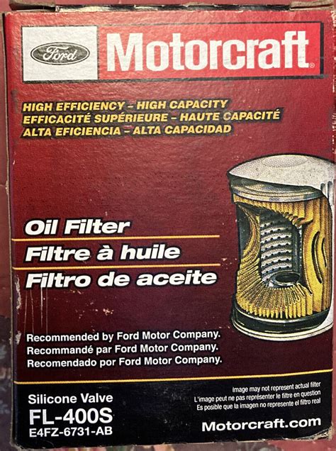 Motorcraft Fl Cross Reference Oil Filters Oilfilter