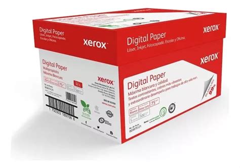 Papel Bond Xerox Doble Carta 75 G M² Caja Con 2500 Hojas Envío Gratis