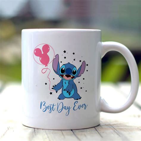 Cute Stitch Mug Disney Stitch Mugs Disney World Mug Disney Etsy