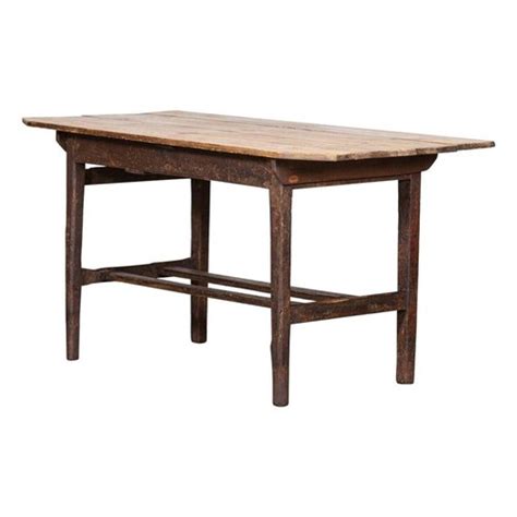 Th Century Irish Vernacular Painted Pine Farmhouse Table For Sale At