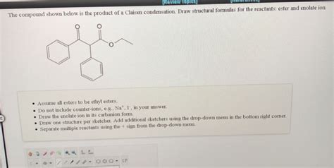 Solved Review Topics References The Compound Shown Below Chegg