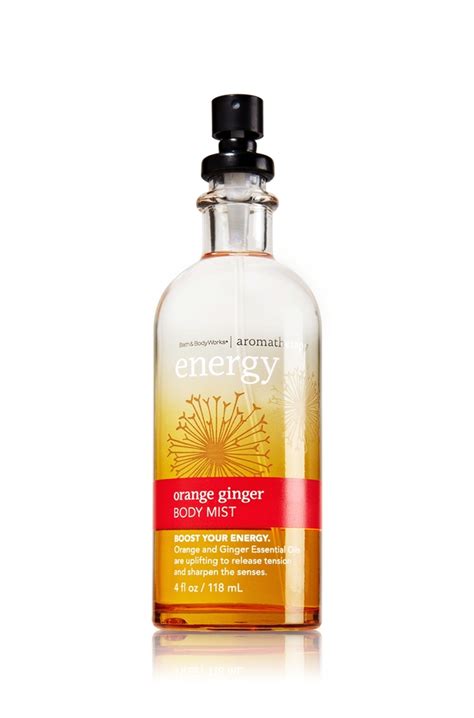 Bath And Body Works Energy Orange Ginger Aromatherapy Body Mist