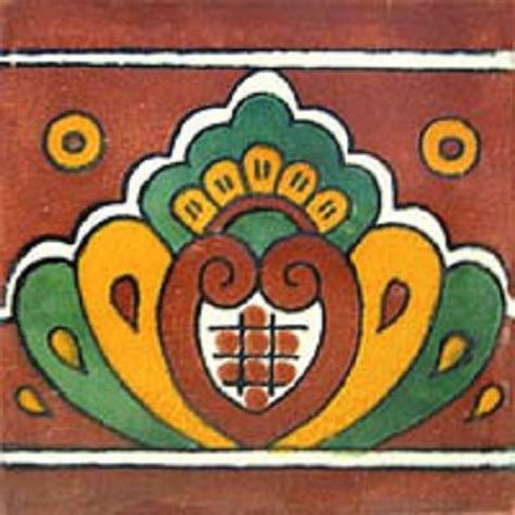 Vintage Mexican Border Tiles Gabriela