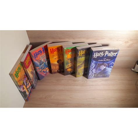 Harry Potter coleção completa 7 volumes 4 lacrados ainda Shopee Brasil