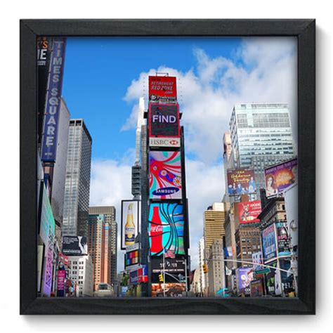 Quadro Decorativo New York 33cm X 33cm 018qnmbp Leroy Merlin