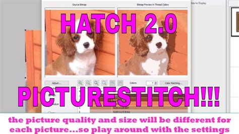 Hatch Embroidery 2 Convert A Jpeg Picture Into A Photostitch Design