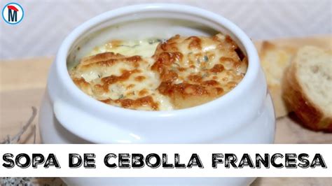 Receta F Cil Sopa De Cebolla A La Francesa