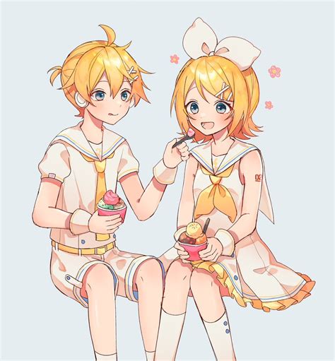 鏡音レン 鏡音リン 「sour式鏡音ちゃん 」さざなみのイラスト