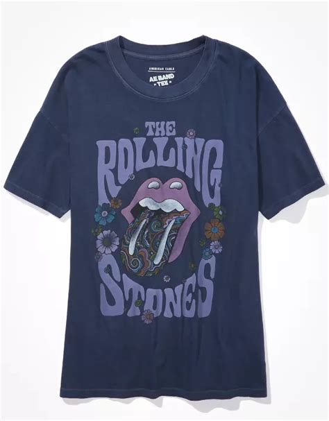 Ae Oversized Rolling Stones Graphic Tee