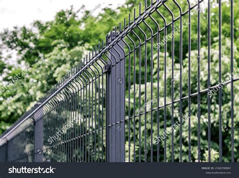 Steel Grating Fence Made Wire Stock Photo 2160798867 | Shutterstock