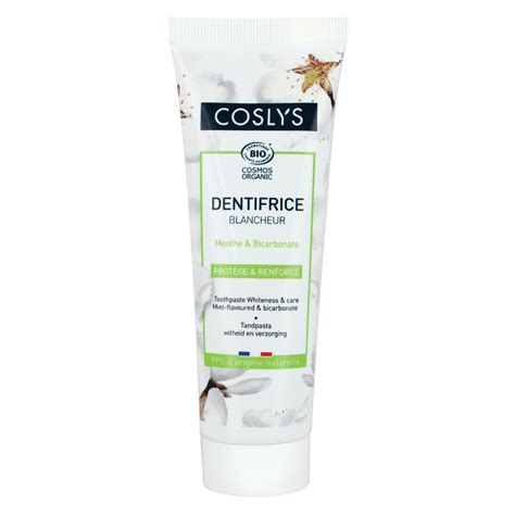 Dentifrice Blancheur Menthe Cosly Kazidomi