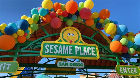 Live The New Sesame Street Theme Park Sesame Place San Diego Grand