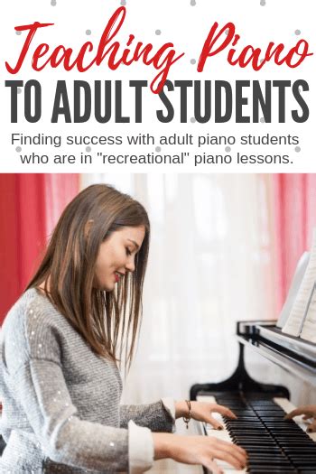 How To Teach Adult Piano Students