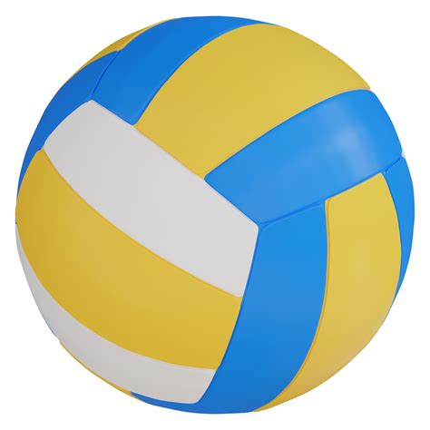 Volleyball 3D Render Icon 14919705 PNG