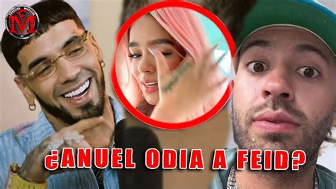 Anuel SE BURLA de Karol g y Feid en entrevista le dedicó su nueva