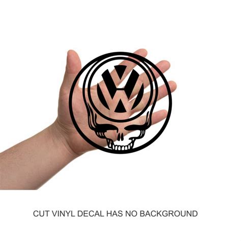 VW Volkswagen Skull JDM Car Window Decal Stickers NiceDecal