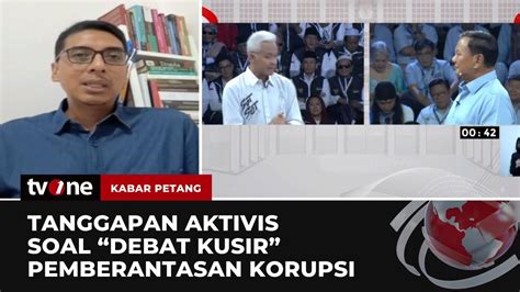 Menakar Gagasan Ketiga Capres Soal Pemberantasan Korupsi Ini Tanggapan