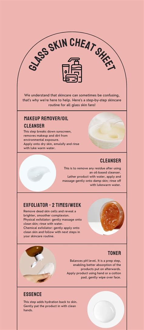 A step-by-step 10-step skincare routine guide! Get that glowing glass ...