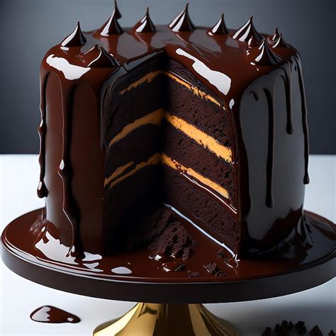 Premium Ai Image Indulge Your Senses With Decadent Chocolate Cake