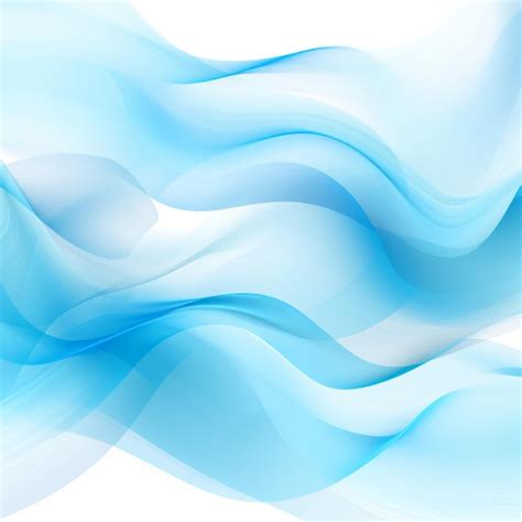 Premium Ai Image Modern Blue Calming Waves Background