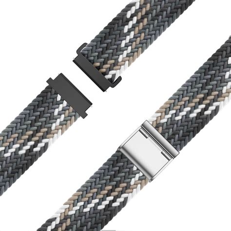 Xiaomi Amazfit Bip Gevlochten Nylon Band Zwart Mix Smartwatchbanden Nl