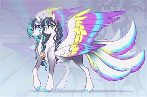 3354069 Safe Artist Sparkling Light Oc Oc Only Pegasus Pony