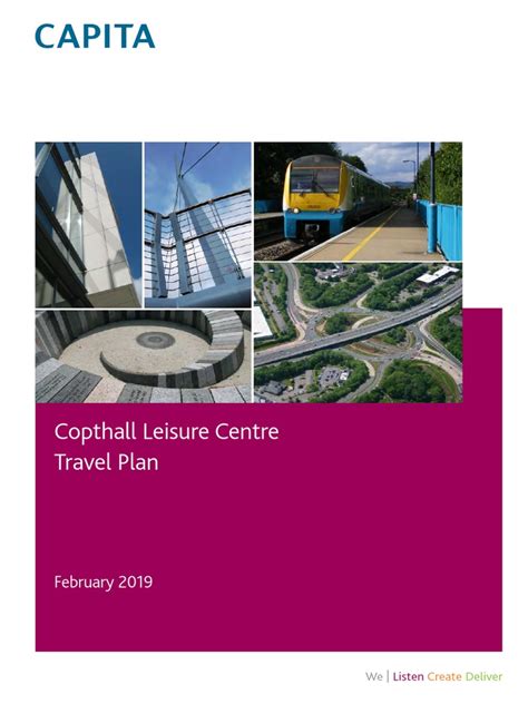 Copthall Leisure Centre Travel Plan | PDF | Car | Public Transport