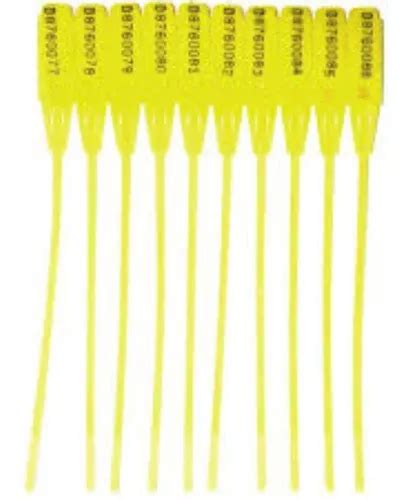 Lacre P Malote 16cm Numerado Segurança 100 Unid Amarelo MercadoLivre