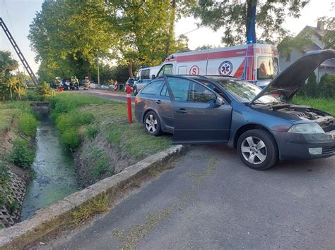 Zderzenie Skody oraz Audi w miejscowości Przecza O Polskie