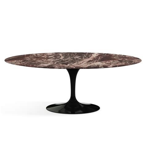 Knoll Table Ovale Tulip Collection Eero Saarinen X Cm Base Noire