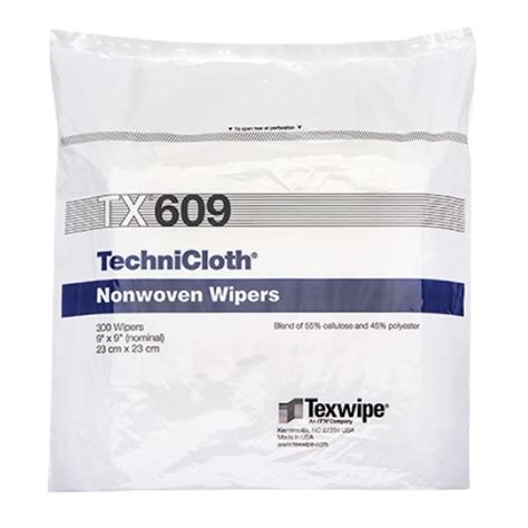 Buy Texwipe™ Technicloth® Tx609 Nonwoven Dry Cleanroom Wipers Non