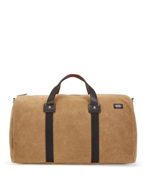 Jack Spade Suede Duffle Bag Mensfash Duffle Bag Bags Duffle