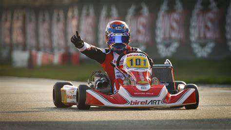 Birel Art Implacable Kz Domination By Palomba At The Wsk Open Cup