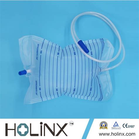 1000ml 2000ml Sterile Ordinary Adult Disposable PVC Male Urine Bag