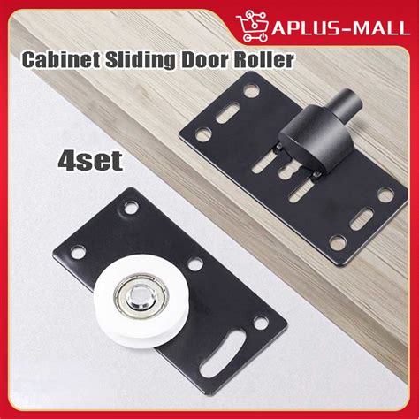 4pcs Sliding Door Roller Wardrobe Closet Wheel Cabinet Rollers Shopee Philippines