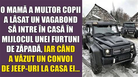 O mamă a multor copii a lăsat un vagabond să intre în casă în mijlocul